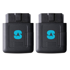 Plug-In GPS Car Tracker w/ 5 Second Updates -2 Pack + 1 Year Subscription
