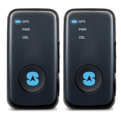 Mini GPS Tracker - 2 Pack + 1 Year Subscription